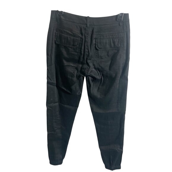 Vince Womens Black Jogger Pants Size 0 Cropped Lightweight Tapered - Picture 7 of 7